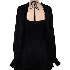 Free People super cute romper . Black size 12